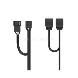 ID-COOLING Számítógépház - VIEW 510 ARGB (ablakos, 4x12cm A-RGB,  BTF, ATX, USB3.0, 1xUSB-C, fekete) VIEW_510_ARGB small