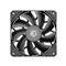 ID-COOLING TF-12025-PRO-BLACK 12cm ház hűtő ventilátor (35.2dB, max. 140,16 m3/h, 4pin, PWM, 12cm) TF-12025-PRO-BLACK small