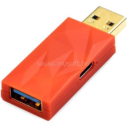 IFI iDefender+ AA USB-A 3.0 -> USB-A 3.0 M/F aktív zavarszűrő piros
