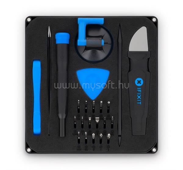 IFIXIT IFIXIT ESSENTIAL ELECTRONICS TOOLKIT elektronikai javítókészlet 16 bit, nyitóeszközök, FEKETE