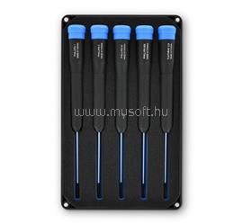 IFIXIT IFIXIT MARLIN precíziós csavarhúzó készlet 5db Phillips #000 / #00 / #0 / #1 / lapos 2.5 mm FEKETE IF145-396-2 small