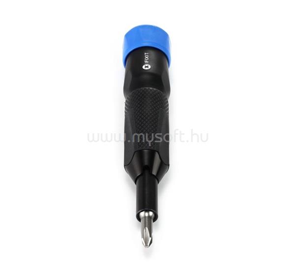 IFIXIT NARWHAL 6-IN-1 multifunkciós csavarhúzó 6 bit, ergonomikus markolat, FEKETE
