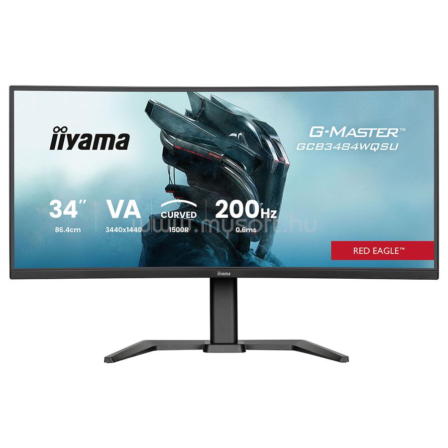 IIYAMA G-Master GCB3484WQSU-B2 ívelt Monitor