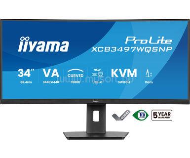 IIYAMA ProLite XCB3497WQSNP-B1 ívelt Monitor