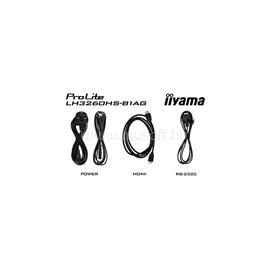 IIYAMA ProLite LH3260HS-B1AG professzionális kijelző, LFD 32