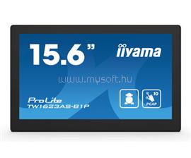 IIYAMA ProLite TW1623AS-B3P webkamerás érintőképernyős Monitor beépített hangszóróval TW1623AS-B3P small