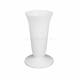 IL-PE Sírváza temetői váza talpas 16 x 29 cm műanyag fehér IL-PE_53612 small