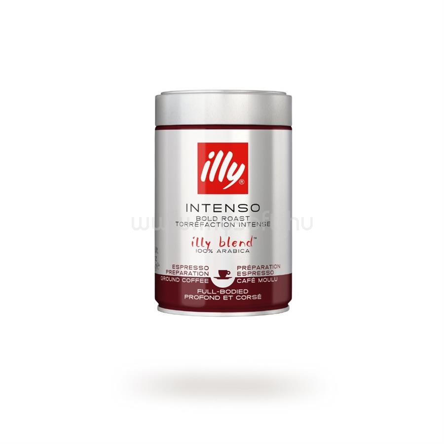 ILLY Kávé őrölt, 250g, Intenso, fémdobozos