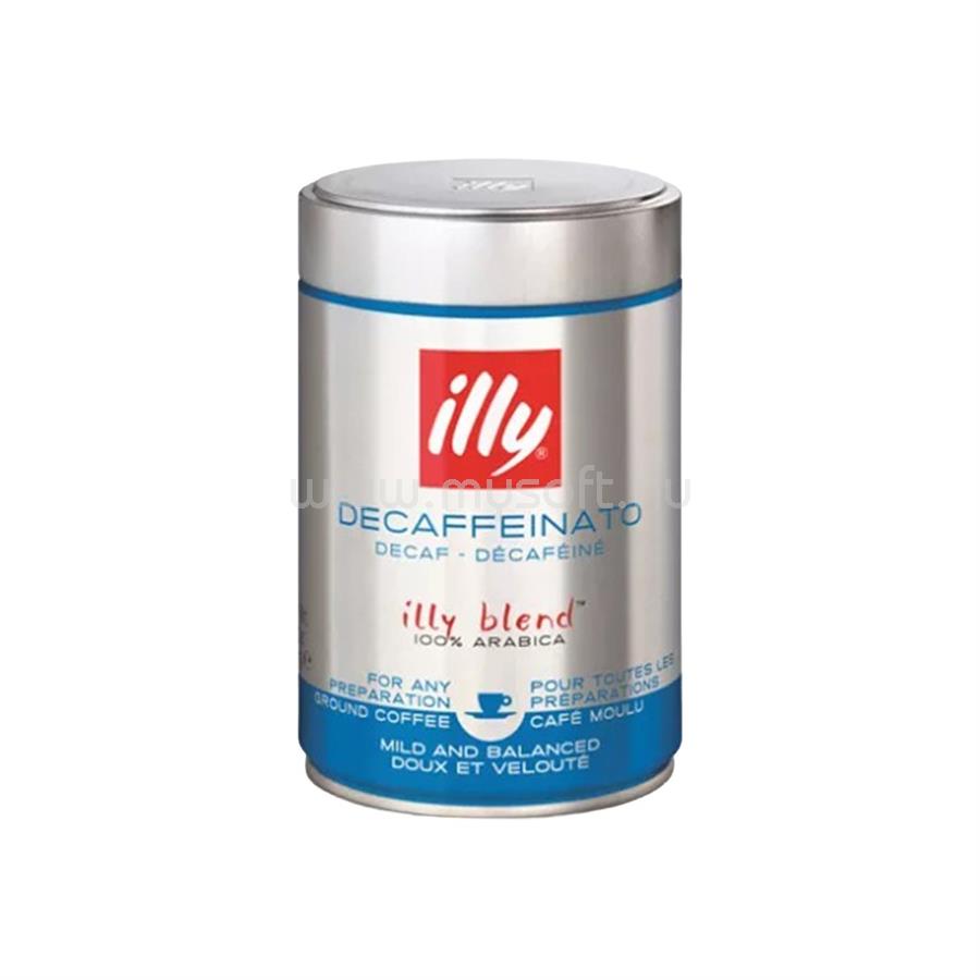 ILLY Kávé őrölt 250 g koffeinmentes