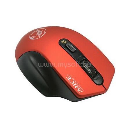 IMICE E-1800 vezeték nélküli optikai egér (piros)