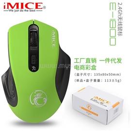 IMICE E-1800 vezeték nélküli optikai egér (zöld) 6920919256227 small