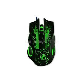 IMICE X9 optikai gamer vezetékes egér (fekete-zöld) 6920919256142 small