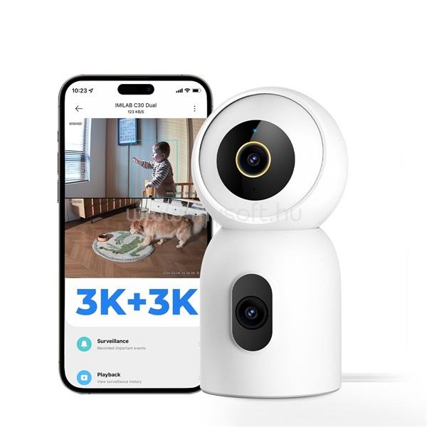 IMILAB C30 Dual okos WiFi biztonsági kamera