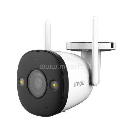IMOU (BY DAHUA) IP wifi csőkamera - Bullet 2E-D (FullColor; 2MP, 2,8mm, kültéri IP67, H265, LED30m, SD, mikrofon, 12VDC)