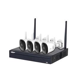 IMOU (BY DAHUA) NVR1104/F22 kit Imou IP wifi csőkamera szett (4x 2MP-2,8mm, H265, mikr., IR30m; 1x NVR 4csat, 1TB HDD) KIT/NVR1104HS-W-S2/4-F22 small