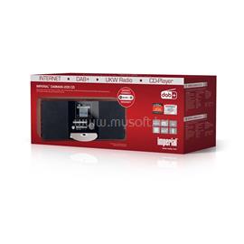 IMPERIAL multifunkciós HIFI, rádió DAB+ / FM / Internet / Bluetooth, CD-lejátszó, USB lejátszó, fahatású kivitelben 22-235-00 small