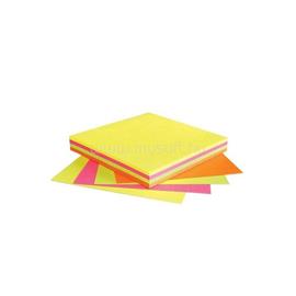 INFO NOTES Jegyzettömb öntapadó, 75x75mm, 100lap, Info Notes, brilliant mix, sárga, zöld, pink, narancs INFO_NOTES_5654-39-PK1-B small