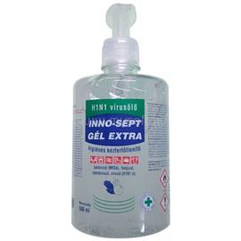 INNO SEPT Gél 500ml pumpás extra kézfertőtlenitő gél ISGE500P small