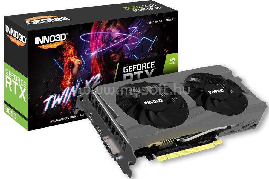 INNO3D GeForce RTX3050 8GB DDR6 Twin X2