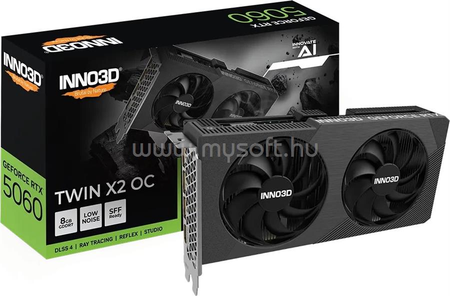 INNO3D GeForce RTX5060 8GB DDR7 Twin X2 OC V2