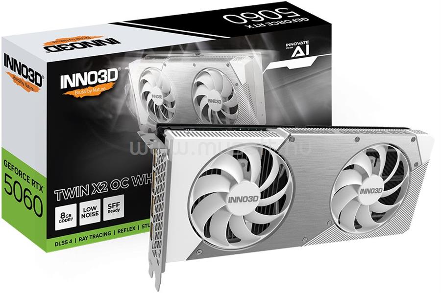 INNO3D GeForce RTX5060 8GB DDR7 Twin X2 OC White