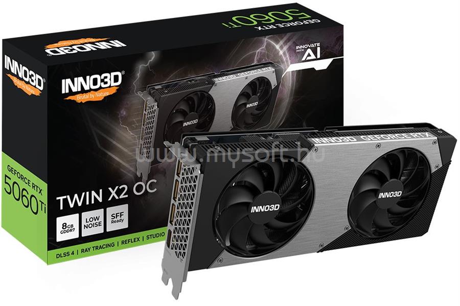 INNO3D GeForce RTX5060 Ti 8GB DDR7 Twin X2 OC
