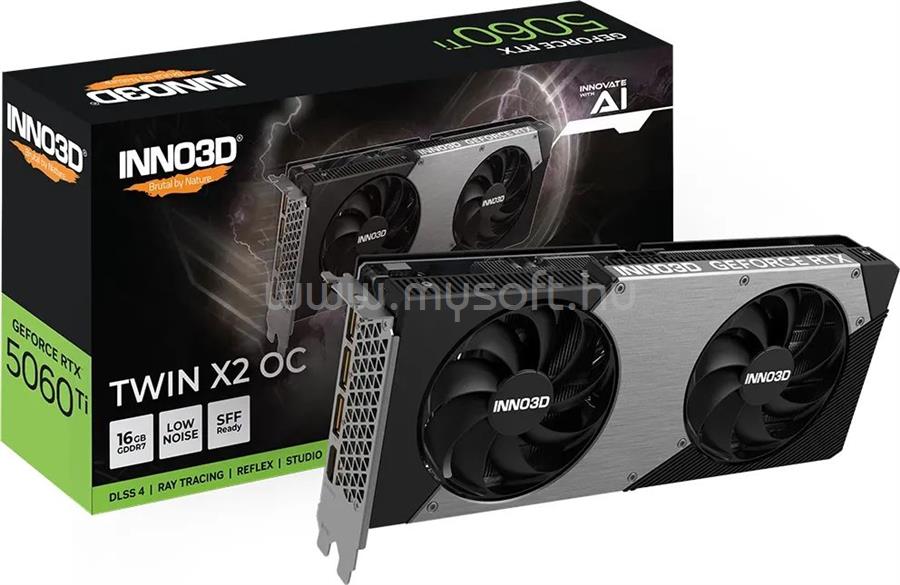 INNO3D GeForce RTX5060Ti 16GB DDR7 Twin X2 OC