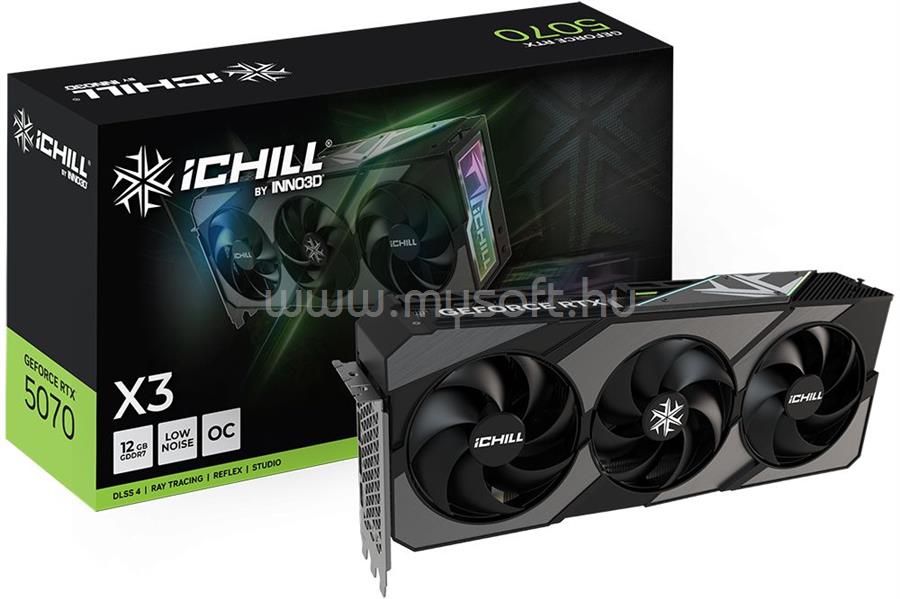 INNO3D GeForce RTX5070 12GB GDDR7 iChill X3