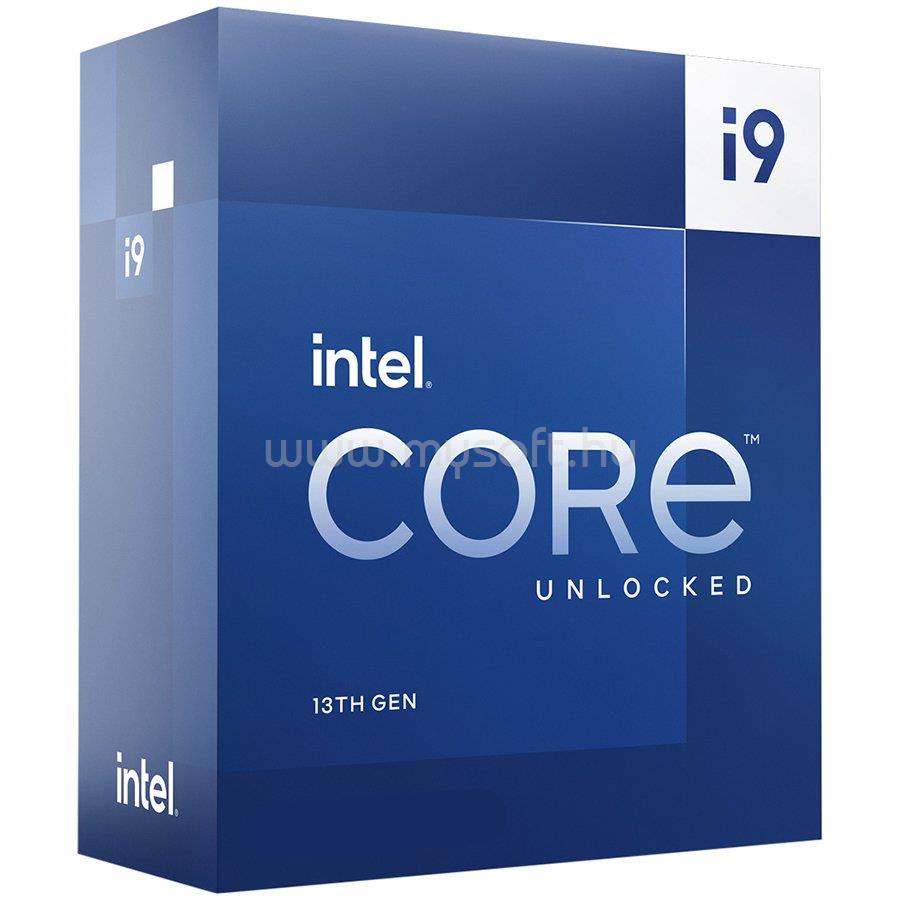 INTEL Core i9-13900KF (24 Cores, 36M Cache, 2.20 up to 5.80 GHz, FCLGA1700) Dobozos, hűtés nélkül, nincs VGA