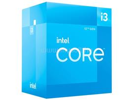 INTEL Core i3-12100 (4 Cores, 12M Cache, 3.30 up to 4.30 GHz, FCLGA1700) Dobozos, hűtéssel BX8071512100 small