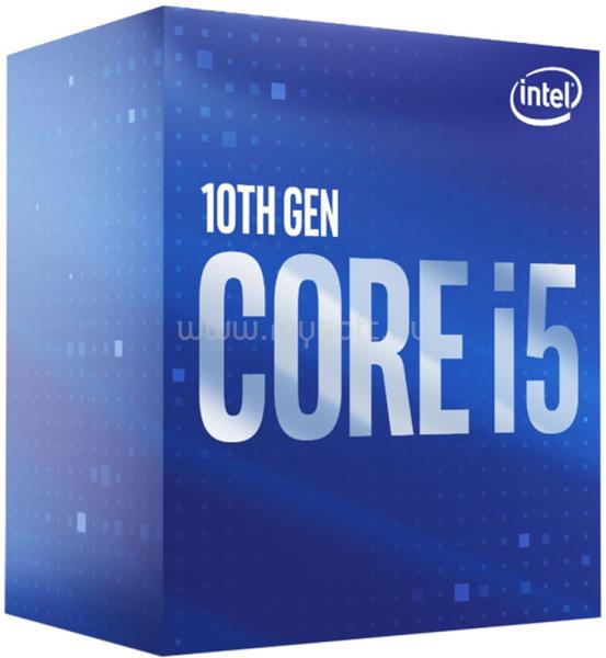 INTEL Core i5-10400 (6 Cores, 12M Cache, 2.90 up to 4.30 GHz, FCLGA1200) Dobozos, hűtéssel