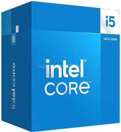 INTEL Core i5-14400F (10 Cores, 20M Cache, 1.80 up to 4.70 GHz, FCLGA1700) Dobozos, hűtéssel, nincs VGA BX8071514400F small