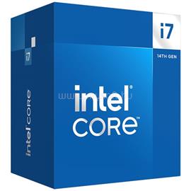 INTEL Core i7-14700F (20 Cores, 33M Cache, 1.5 up to 5.40 GHz, FCLGA1700) Dobozos, hűtéssel, nincs VGA BX8071514700F small