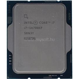 INTEL Core i7-14700KF (20 Cores, 33M Cache, 2.50 up to 5.60 GHz, FCLGA1700) OEM, hűtés nélkül, nincs VGA CM8071504820722 small