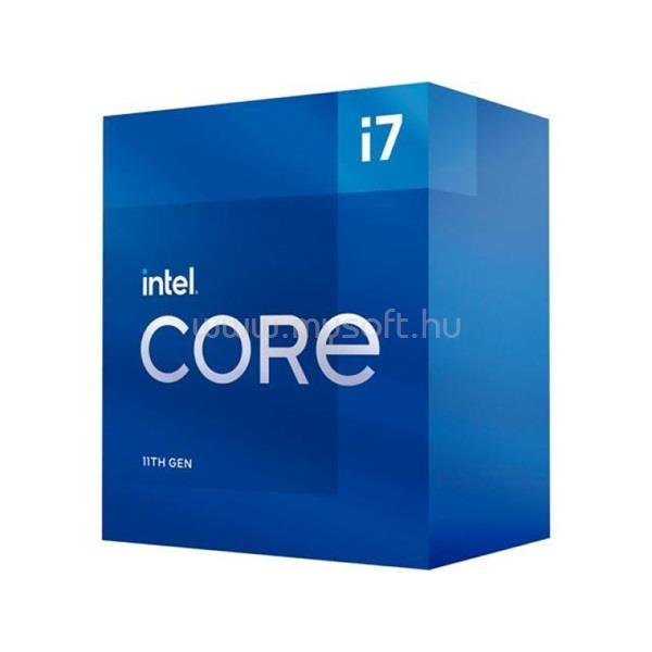 INTEL Core i7-11700K (8 Cores, 16M Cache, 2.50 up to 4.90 GHz, FCLGA1200) Dobozos, hűtés nélkül