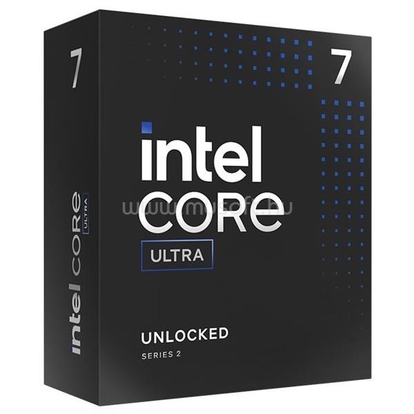 INTEL Core Ultra 7 265KF (20 Cores, 30M Cache, 3.3 up to 5.50 GHz, FCLGA1851) Dobozos, hűtés nélkül, nincs VGA