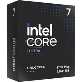INTEL Core Ultra 7 270K Plus (24 Cores, 36M Cache, 3.3 up to 5.50 GHz, FCLGA1851) Dobozos, hűtés nélkül BX80768270K small