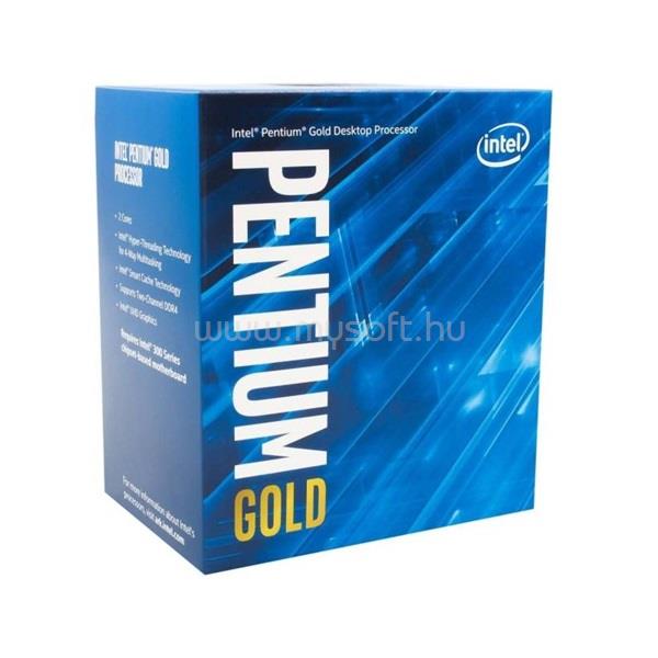 INTEL Pentium G6600 (2 Cores, 4M Cache, 4.20 GHz, FCLGA1200) Dobozos, hűtéssel