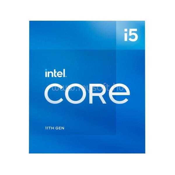 INTEL Core i5-11600 (6 Cores,12M Cache,2.80 up to 4.80 GHz, FCLGA1200) Dobozos, hűtéssel