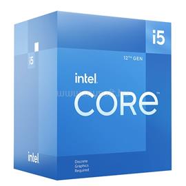 INTEL Core i5-12400F (6 Cores, 18M Cache, 2.50 up to 4.40 GHz, FCLGA1700) Dobozos, hűtéssel, nincs VGA BX8071512400F small