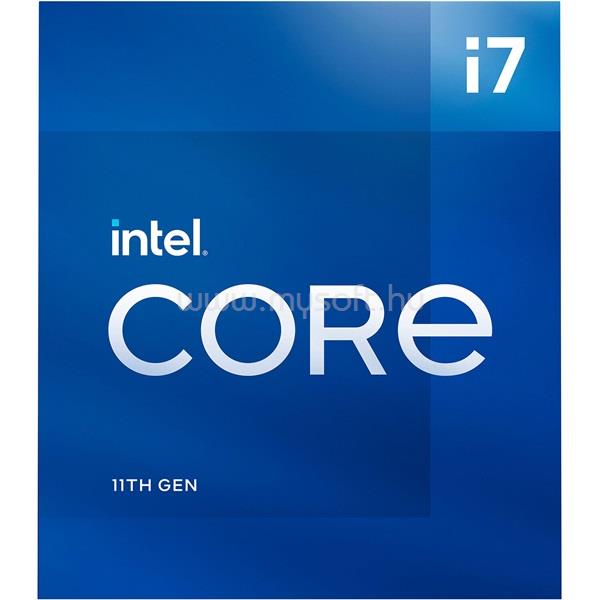 INTEL Core i7-11700 (8 Cores, 16M Cache,2.50 up to 4.90 GHz, FCLGA1200) Dobozos, hűtéssel