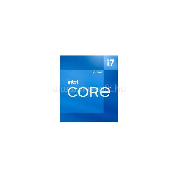 INTEL Core i7-12700  (12 Cores, 25M Cache, 1.60 up to 4.90 GHz, FCLGA1700) Dobozos, hűtéssel