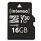 INTENSO 16GB MicroSDXC UHS-I Professional Class 10 U3 V30 + adapterrel INTENSO_3433470 small