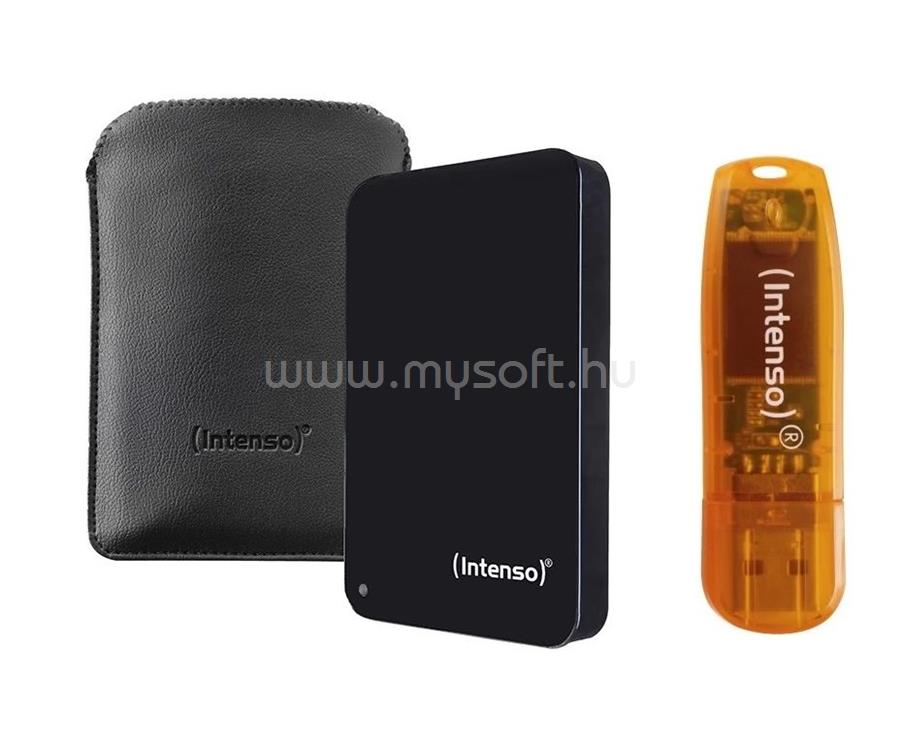 INTENSO 1TB 2,5" USB3.2 Memory Drive Black + 64GB USB Stick