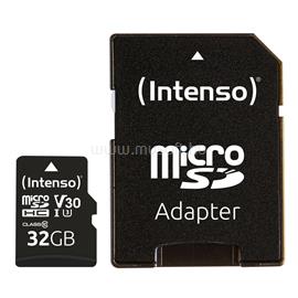 INTENSO 32GB MicroSDXC Professional Class 10 U3 V30 + adapterrel INTENSO_3433480 small