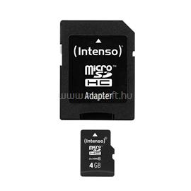 INTENSO 4GB microSDHC CL10 + adapterrel INTENSO_I-MSD4GBCL10 small