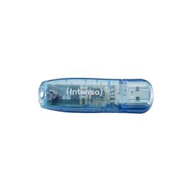INTENSO 4GB Rainbow Line USB2.0 Blue INTENSO_3502450 small