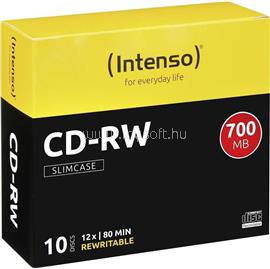 INTENSO CD-RW 80 12x Slim Case 10db/csomag (10-es címke) INTENSO_2801622 small