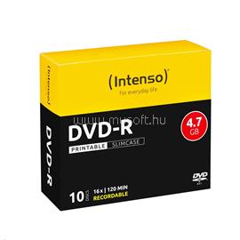 INTENSO DVD-R 4,7Gb 16x Printable Slim Case 10db/csomag (10-es címke) INTENSO_4801652 small