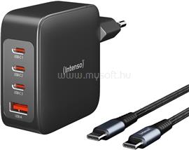 INTENSO W140A3C GaN adapter + C520C cable Black INTENSO_7814010 small